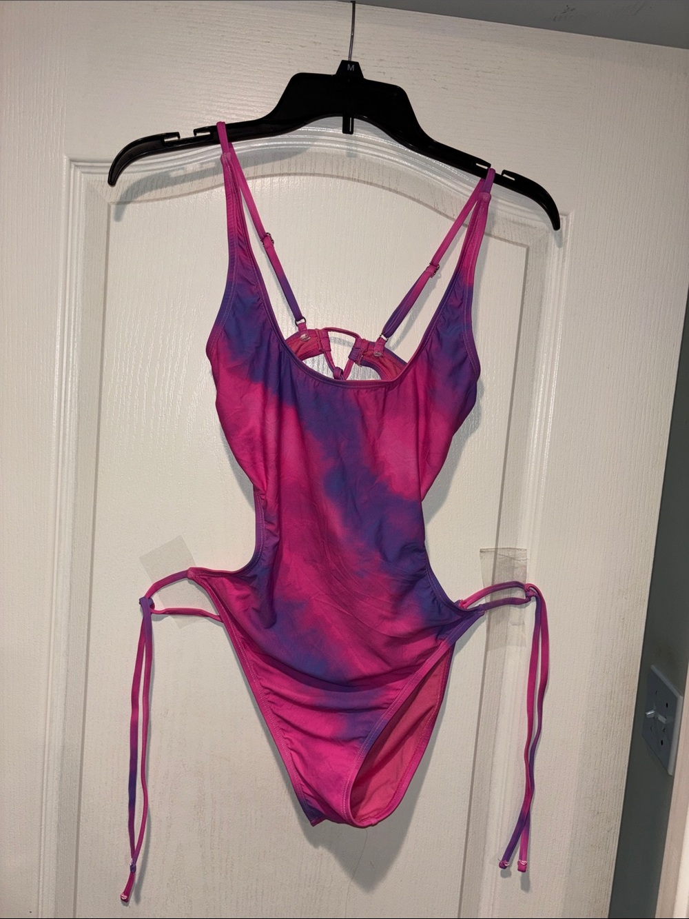 Lulu's Pink and Purple Tie-Dye One-Piece Swimsuit